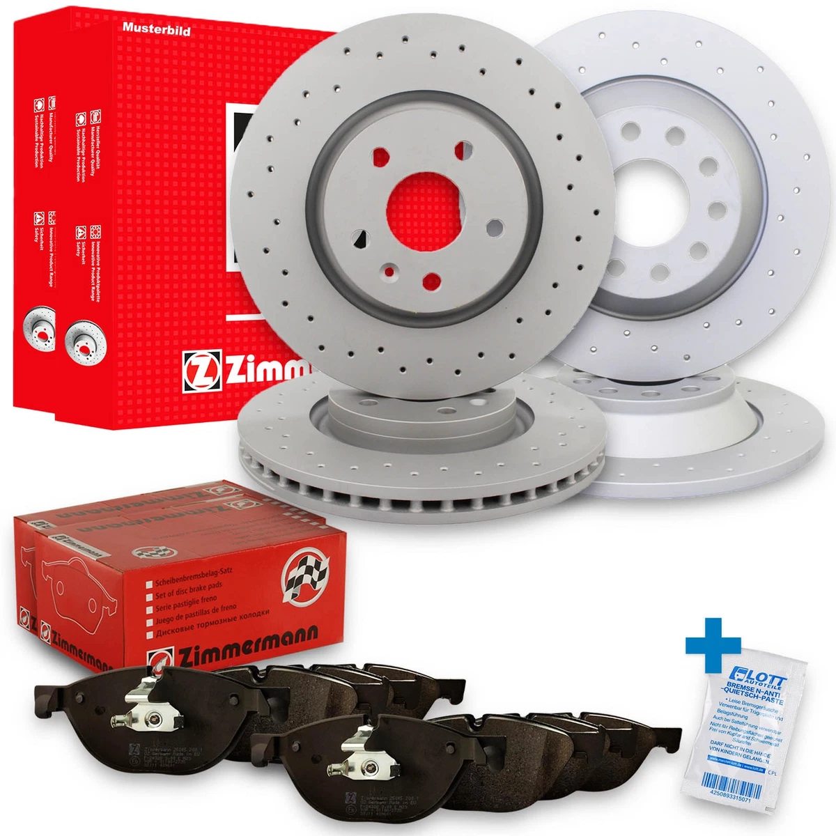 Гальмівні колодки Zimmermann для Renault Laguna III Grandtour (KT0/1)