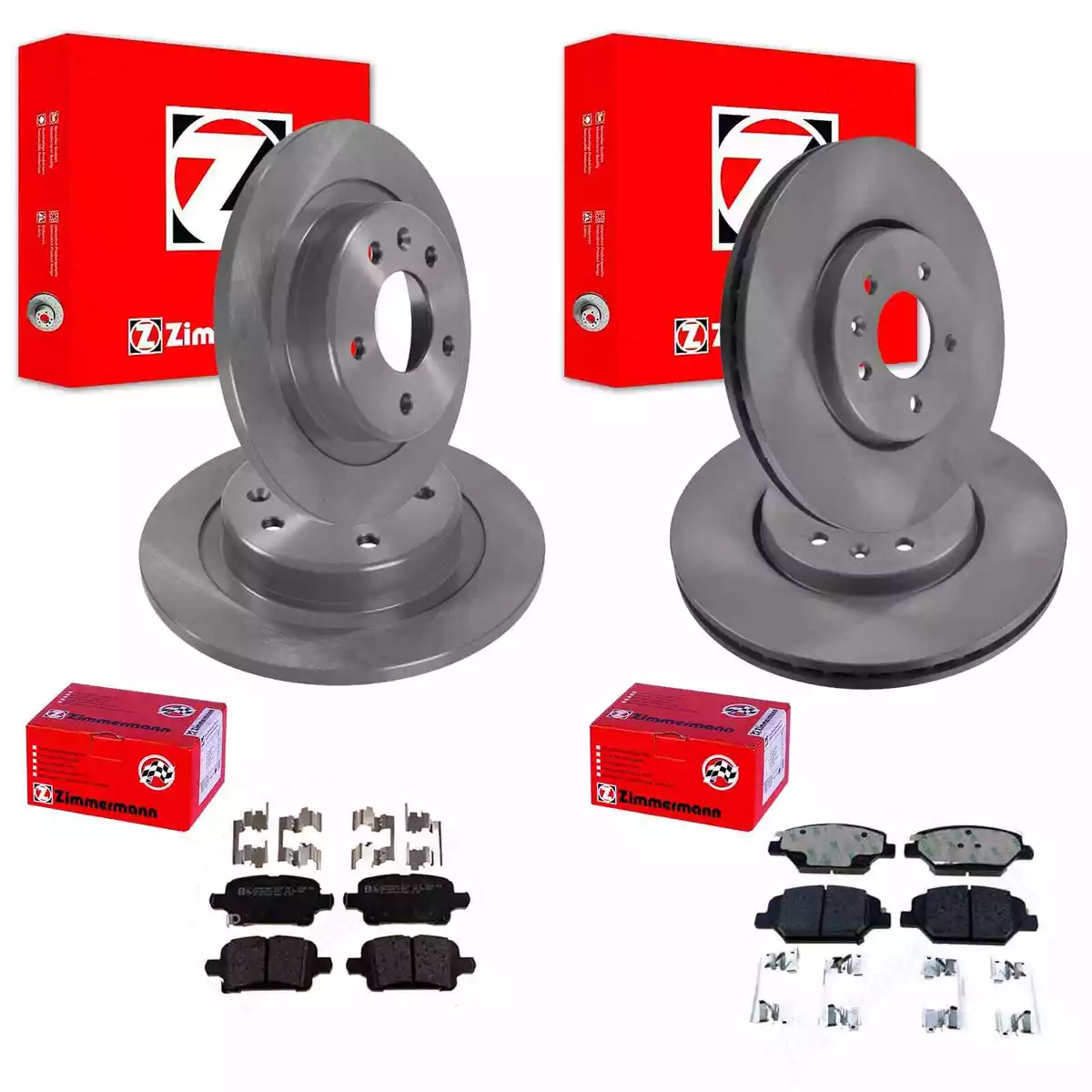 Безпечне гальмування для Opel Movano Combi (X70): Zimmermann та Otto-Zimmermann