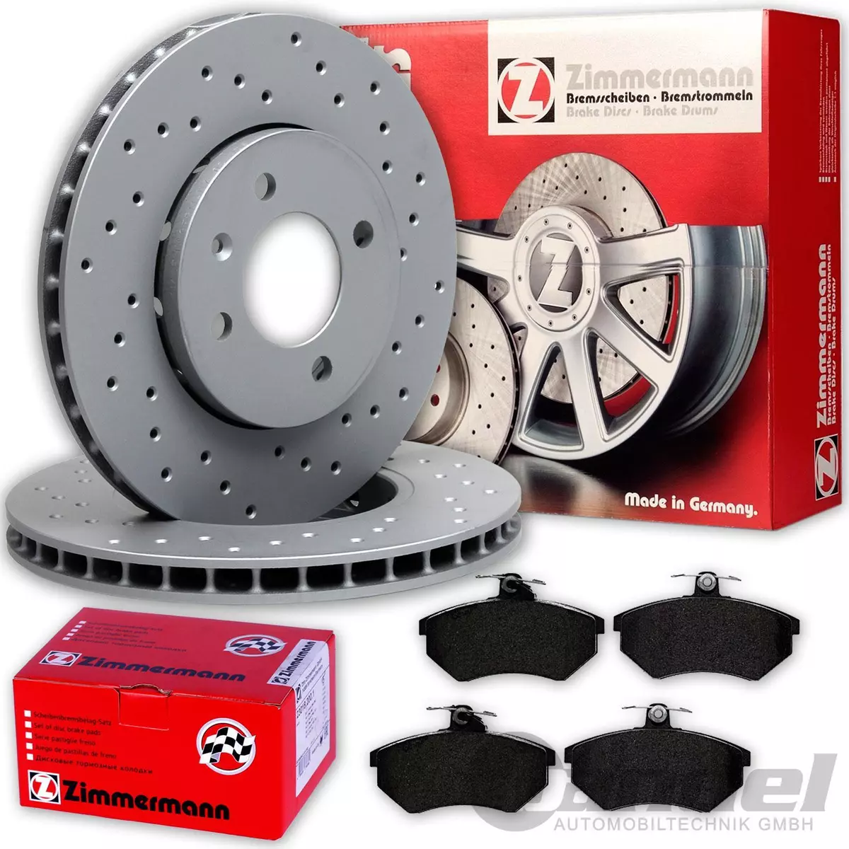 Гальмівні колодки та диски Zimmermann для Hyundai Santa Fe III — якість і безпека