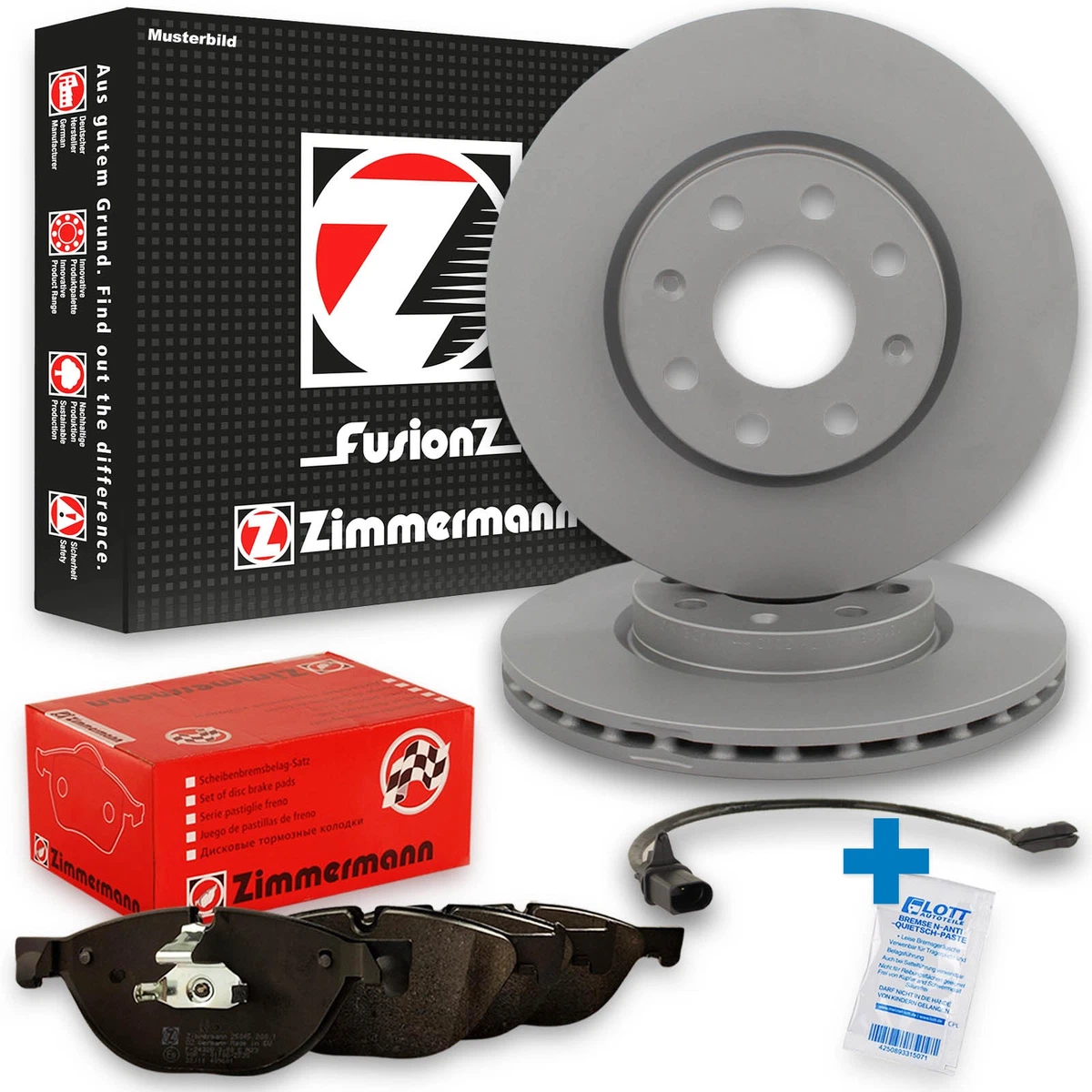 Гальмівні диски та колодки Zimmermann для SSANGYONG KORANDO - безпека та якість